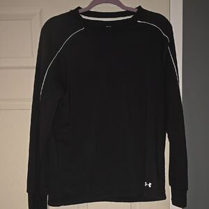 Under Armour Black and White Long Sleeve Top